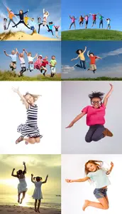 Jumping kids