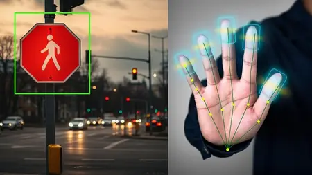 AI Hand Gesture & Traffic Sign Detection with Python & CV