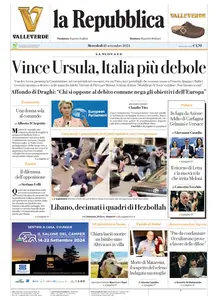 la Repubblica - 18 Settembre 2024