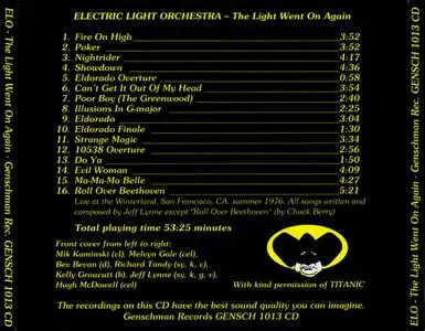 Electric Light Orchestra - The Light Went On Again (1993)