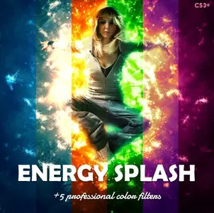 GraphicRiver - Energy Splash Photoshop Action