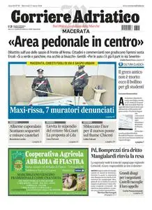 Corriere Adriatico Macerata - 27 Marzo 2024