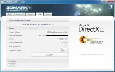 3DMark 11 Advanced Edition 1.0.4 Multilingual
