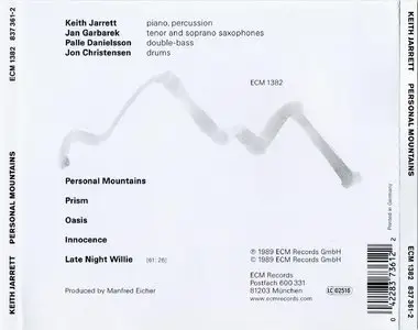 Keith Jarrett - Personal Mountains (1979) {ECM} [re-up]