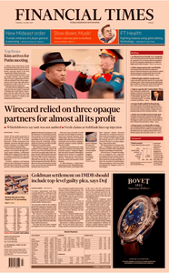 Financial Times Europe – 25 April 2019