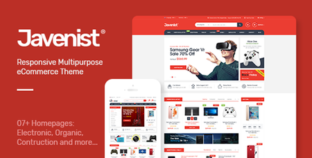 ThemeForest - Javenist v1.0 - Multipurpose eCommerce WordPress Theme (Update: 29 January 18) - 21257842