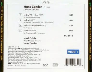 Hans Zender - Lo-Shu I-III & VII - musikFabrik (2001)