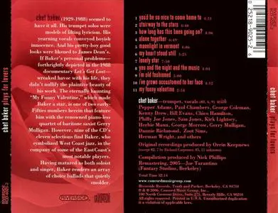 Chet Baker - Chet Baker Plays for Lovers (1952-1965/2006)