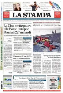 La Stampa - 13.08.2015 