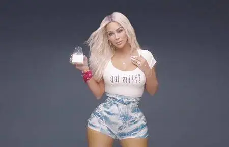 Kim Kardashian in Fergie’s M.I.L.F. $ music video 2016