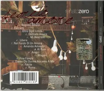 Renato Zero - Segreto Amore (2010) 