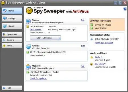 Webroot Spy Sweeper 5.3.2 Build 2361