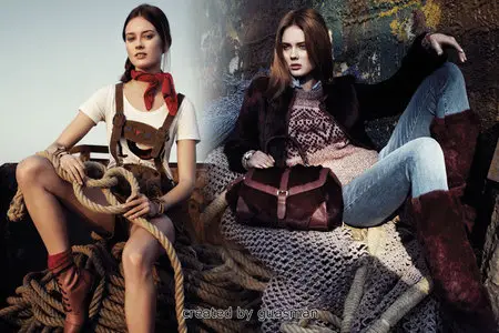 Monica Jagaciak - Hugo Boss Orange Fall 2012 Ad Campaign