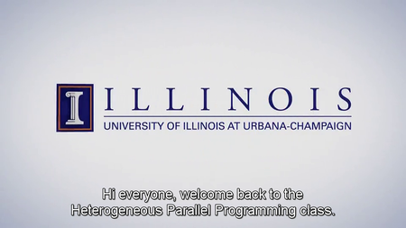 Coursera - Heterogeneous Parallel Programming (University of Illinois at Urbana-Champaign)