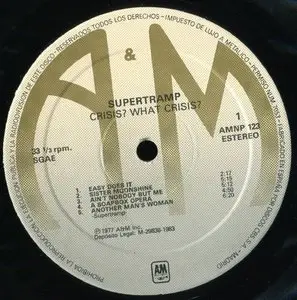 Supertramp ‎– Crisis? What Crisis? {SP Repress} vinyl rip 24/96