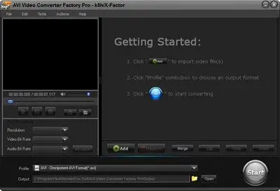 WonderFox Soft AVI Video Converter Factory Pro 2.0