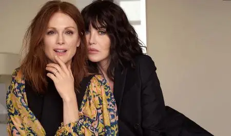 Julianne Moore and Isabelle Adjani by Greg William for Madame Figaro August 2018