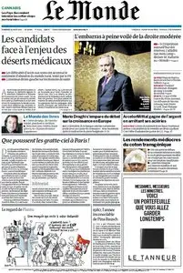 Le Monde et Supplément Livres du Vendredi 27 Avril 2012