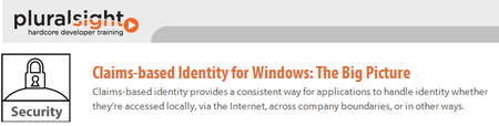 Claims-based Identity for Windows: The Big Picture (2013)
