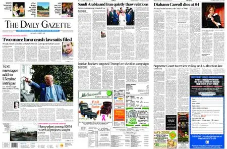 The Daily Gazette – October 05, 2019