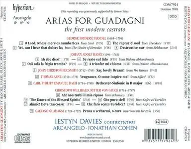 Iestyn Davies, Jonathan Cohen, Arcangelo - Arias for Guadagni (2012)