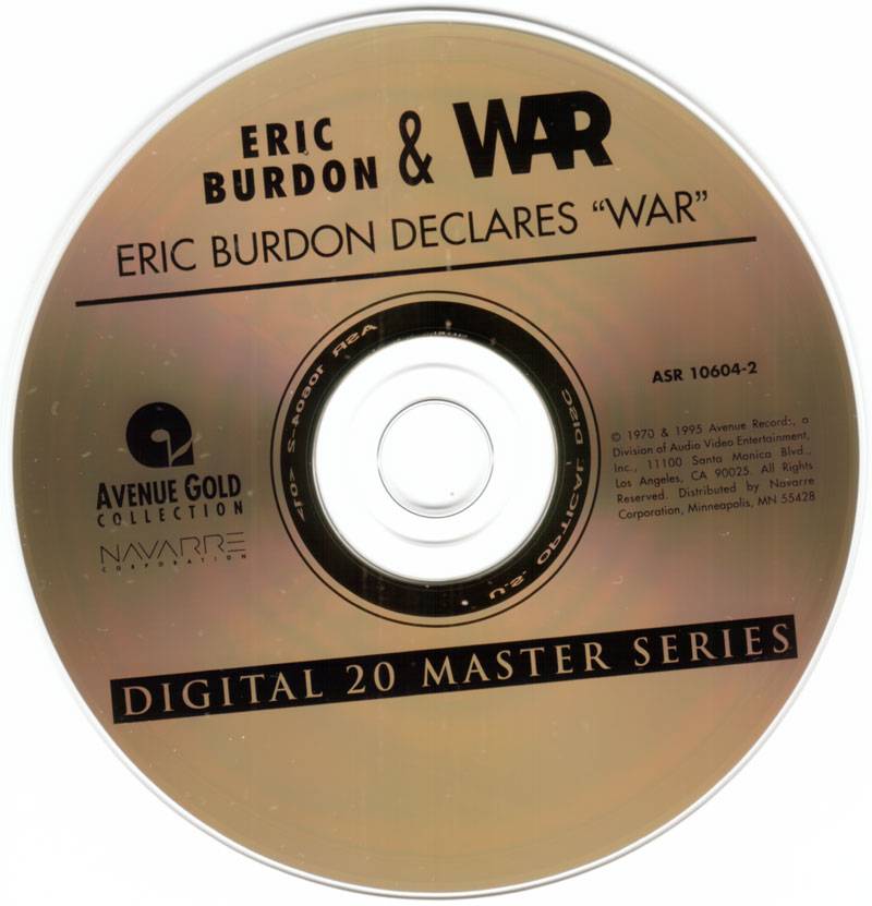 Eric Burdon & War - Eric Burdon declares 'WAR' (1970) .
