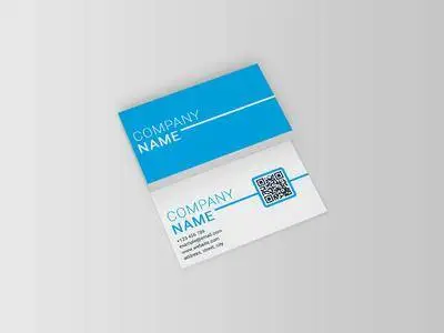 CreativeMarket - Business Card with a QR code