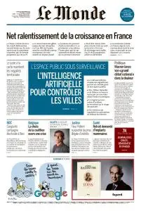 Le Monde du Jeudi 20 Décembre 2018