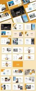 Verta Contructions PowerPoint Template Q475DXZ