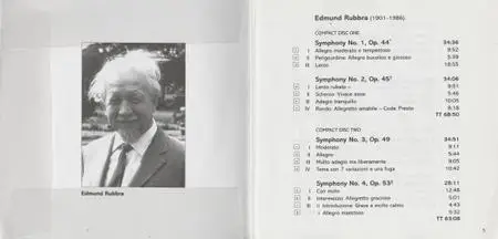 Edmund Rubbra - Complete Symphonies - Richard Hickox (2001) {5CD Set, Chandos CHAN 9944(5) rec 1993-1998}