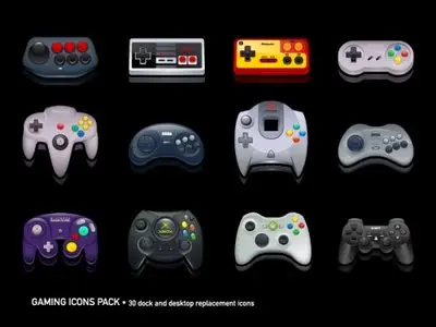 Gaming Joysticks icons pack