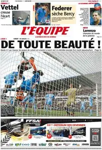 L'Equipe Edition du Lundi 29 Octobre 2012