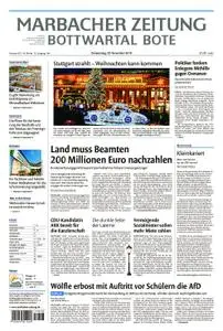 Marbacher Zeitung - 29. November 2018