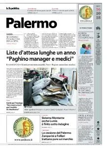 la Repubblica Palermo - 16 Ottobre 2018