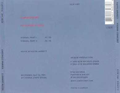 Keith Jarrett - Vienna Concert (1992) {ECM} [reup]