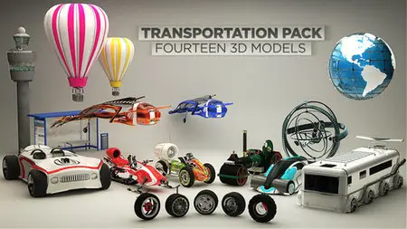 The Pixel Lab – 3D Transportation Pack