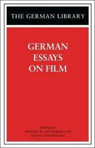 German Essays on Film (German Library)(Repost)