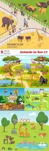 Vectors - Animals in Zoo 17