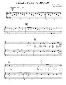 Please Come To Boston - Dave Loggins, Glen Campbell (Piano-Vocal-Guitar)