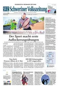 Schweriner Volkszeitung Gadebusch-Rehnaer Zeitung - 21. April 2020