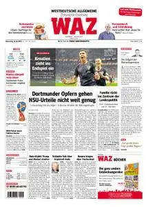 WAZ Westdeutsche Allgemeine Zeitung Duisburg-Nord - 12. Juli 2018