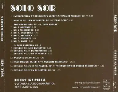 Petri Kumela - Fernando Sor: Music for Guitar (2018)