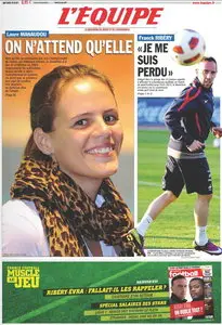 L'EQUIPE (mardi 22 mars 2011)