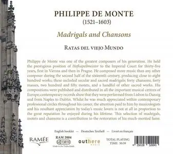 Ratas del viejo Mundo - Philippe de Monte: Madrigals and Chansons (2021)