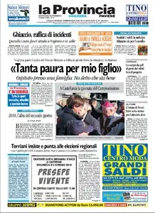 LA PROVINCIA PAVESE 03 GENNAIO 2010