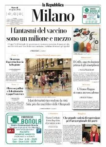 la Repubblica Milano - 10 Agosto 2021