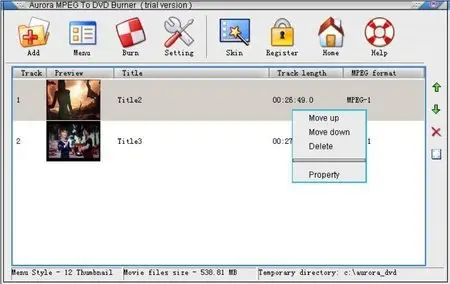 Mediatox Aurora MPEG to DVD Burner v5.2.46