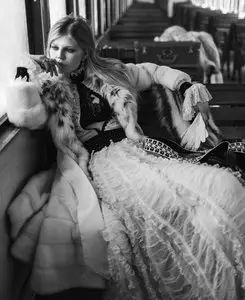 Ola Rudnicka - Norman Jean Roy photoshoot for Harper’s Bazaar US, November 2015