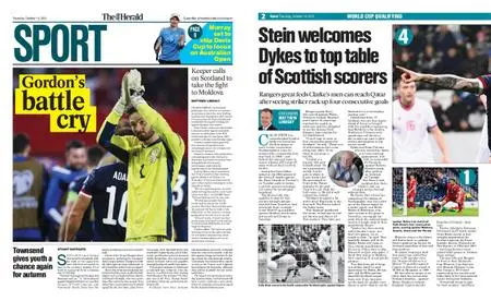 The Herald Sport (Scotland) – October 14, 2021