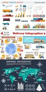 Vectors - Delivery Infographics 3